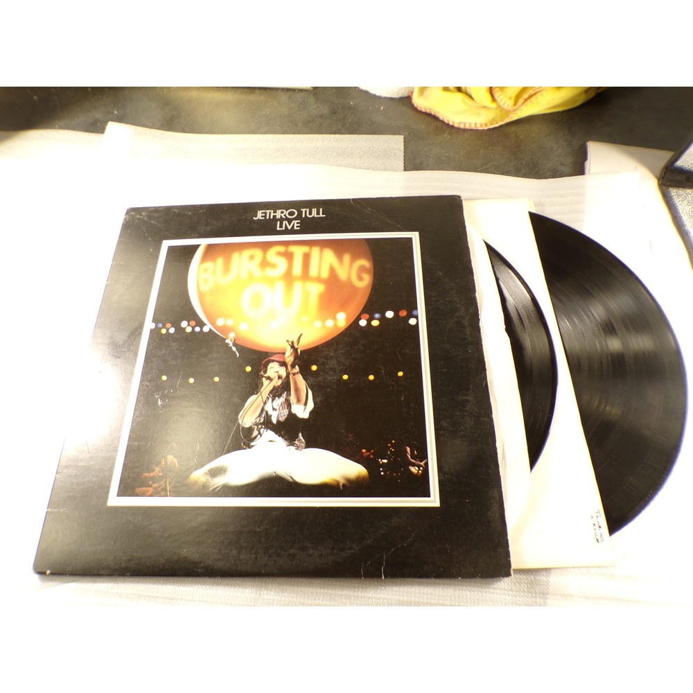 Jethro Tull Live Bursting Out 2xLP Vinyl Record 1978 Chrysalis CH2 1201 Rock